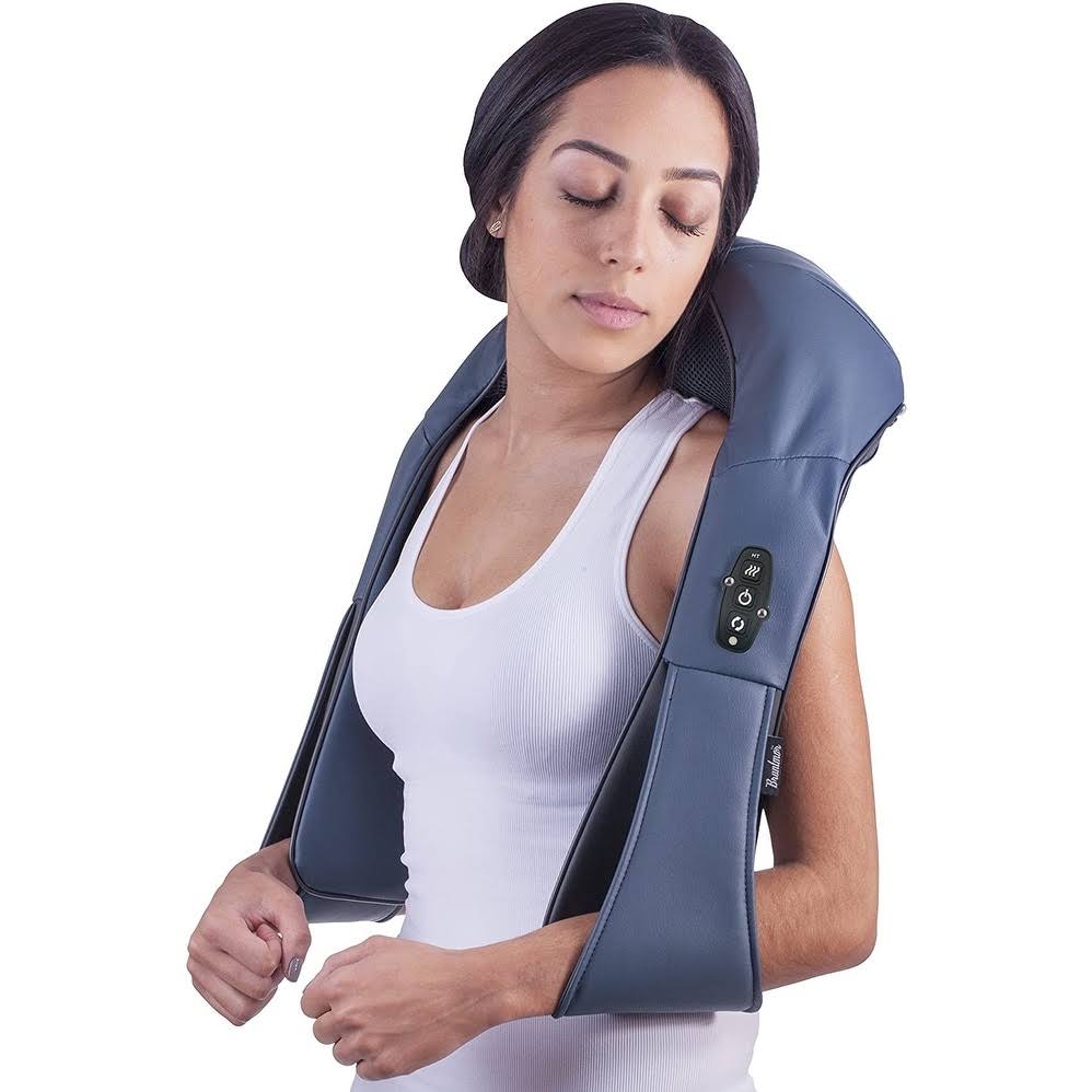 Cordless Shiatsu Neck & Back Massager with Carrying Bag H594