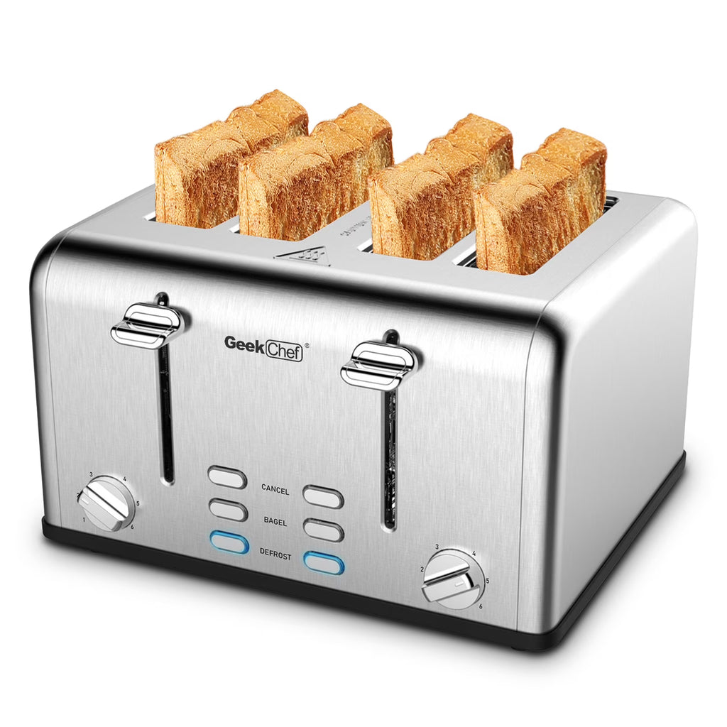 4 Slice Stainless Steel Toaster H436323