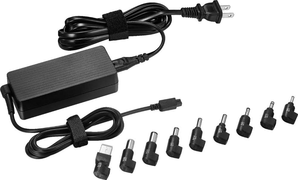 Black Universal 65W Laptop Charger X406199