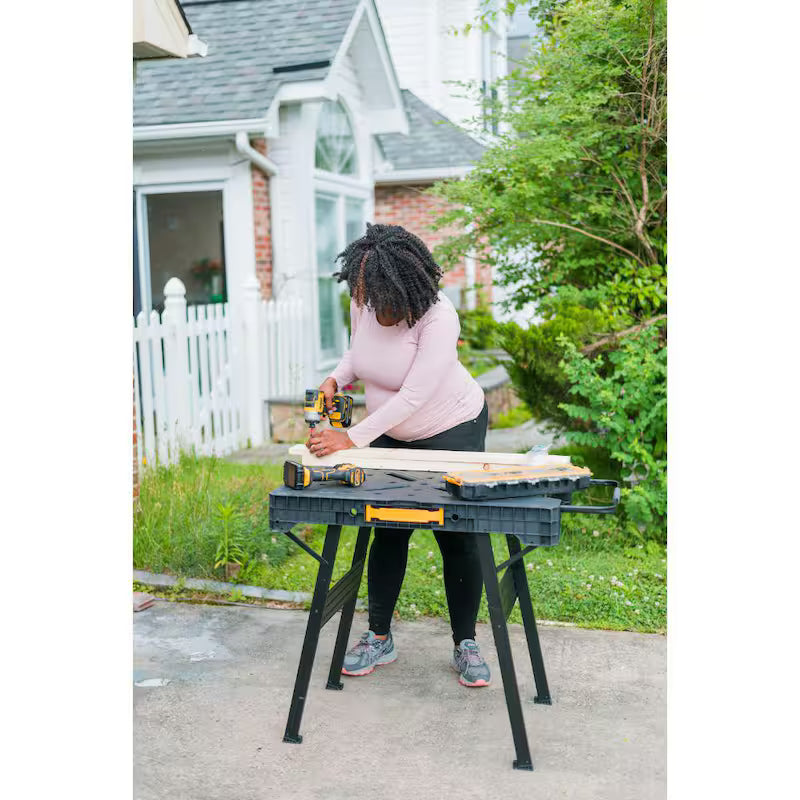 Plastic Folding Sawhorse Workbench F74042