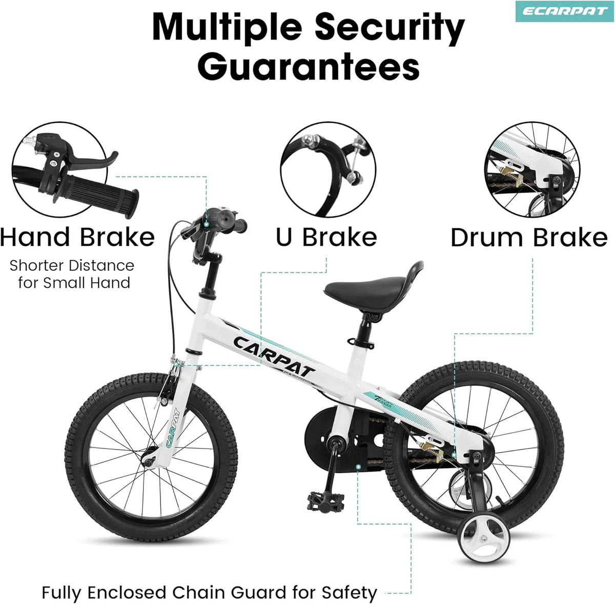 14 Inch Boys Bike with Training Wheels B43014