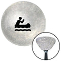 Black Guy Paddling Canoe Clear Retro Metal Flake Shift Knob with M16 x 1.5 Insert T850299