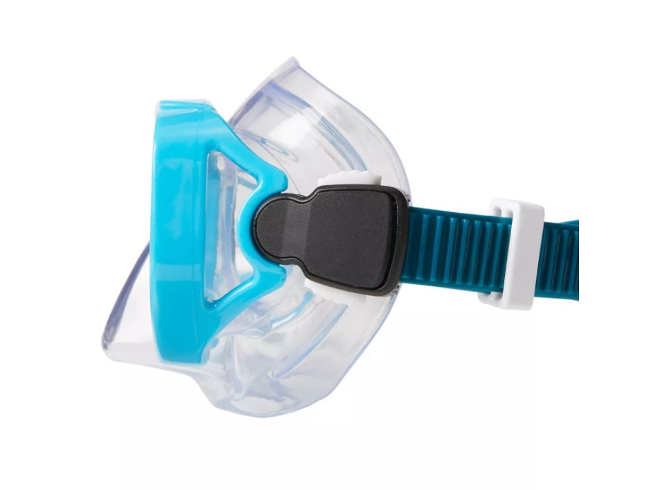 Kids' Mask & Snorkel Set - Blue/Atoll V95767