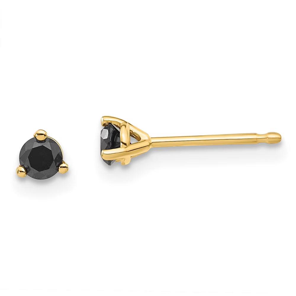 Black Diamond Stud Earrings N591877