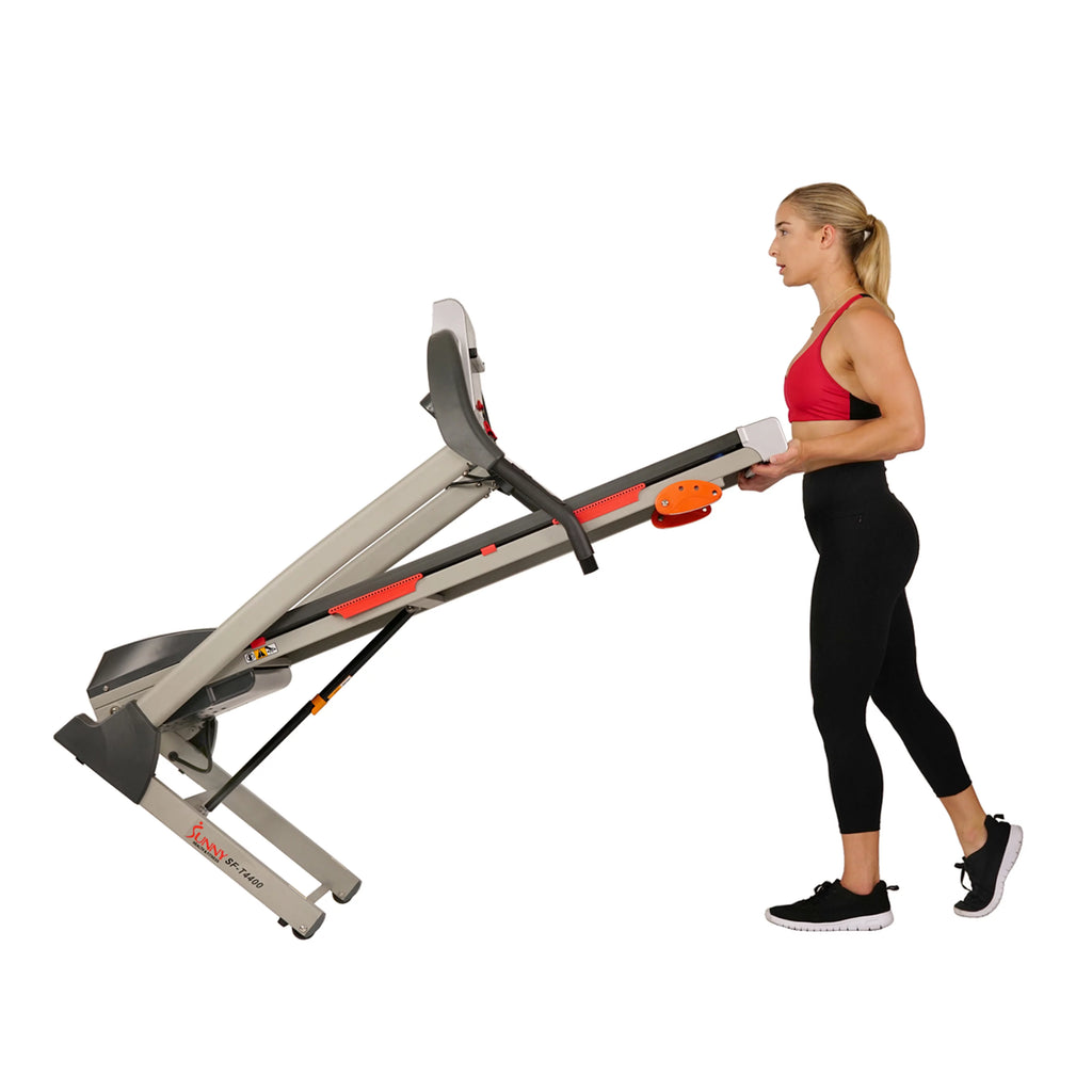 Folding Treadmill with Manual Incline and Pulse Sensors N68156