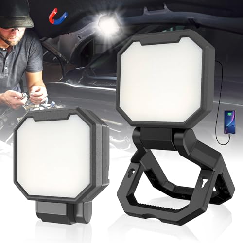 Rechargeable 2pack 40W 4000Lumens Magnetic Work Light U4955