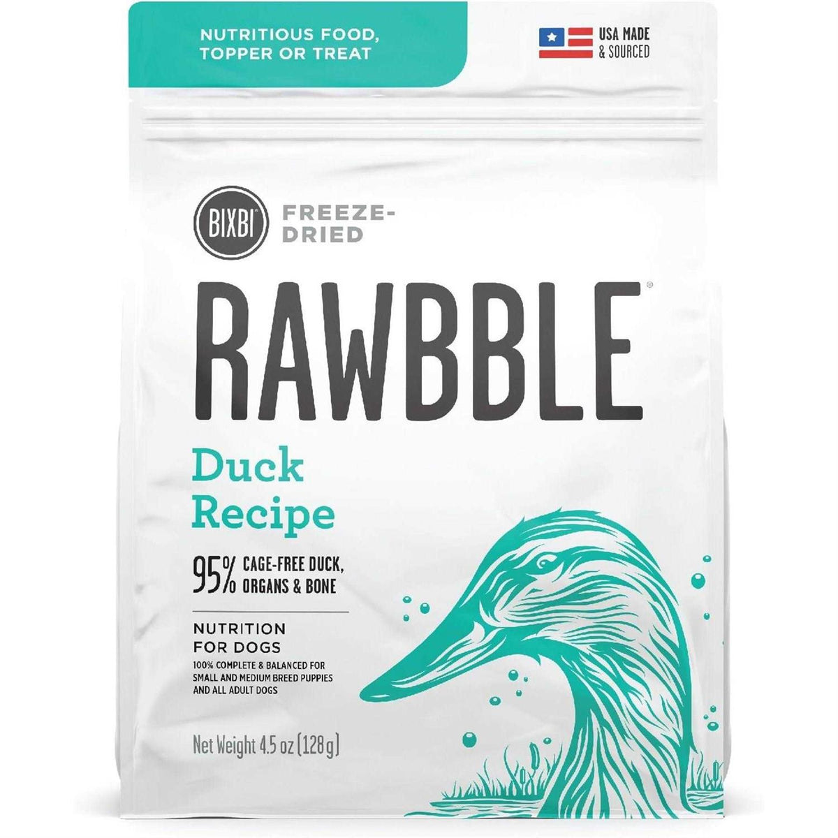 Freeze Dried Duck Recipe Dog Food I800954