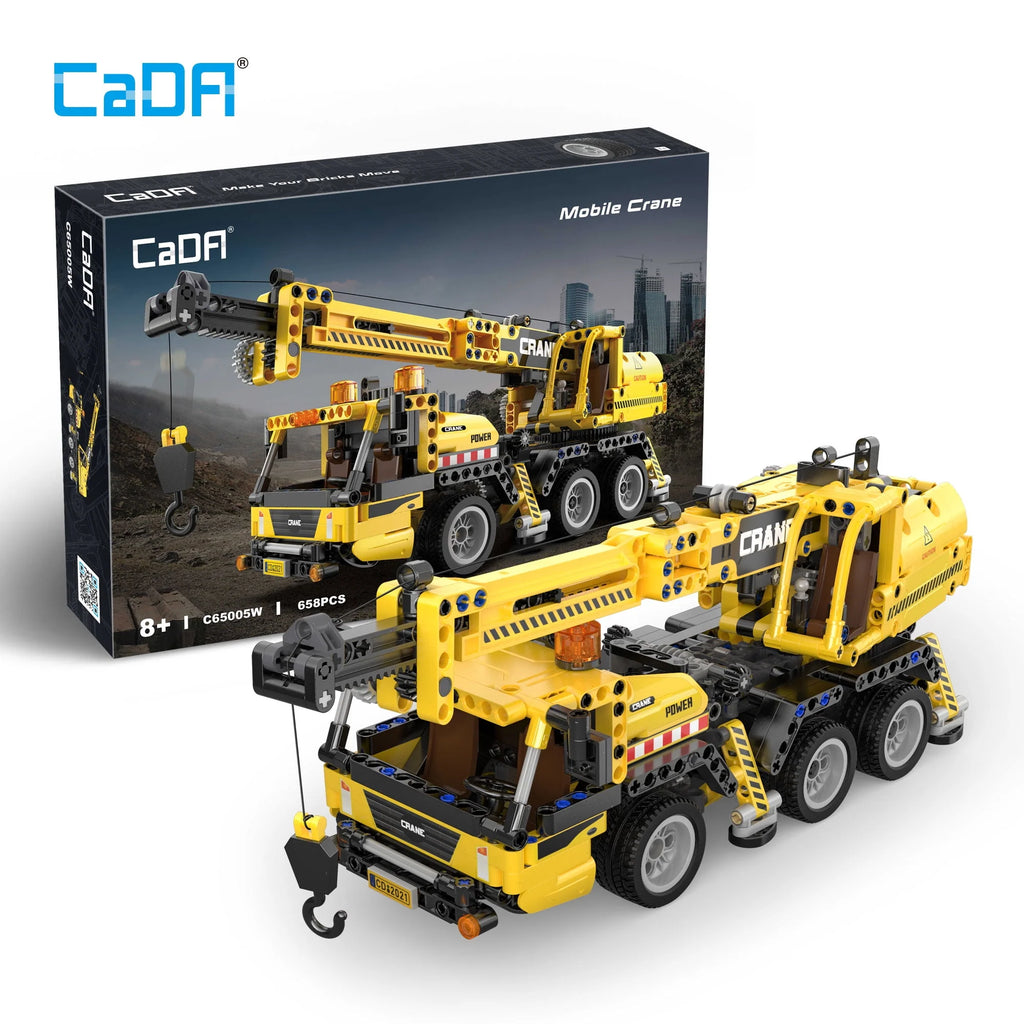 Mobile Crane Model Building Set 658 Pieces M700