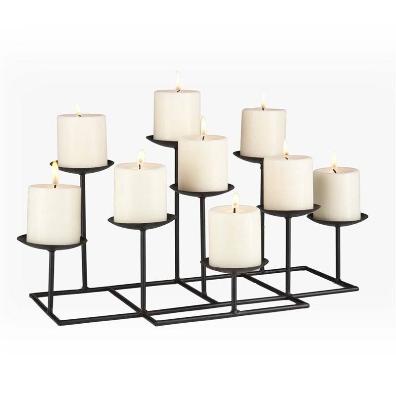 Matte Black 9 Candle Candelabra W274619