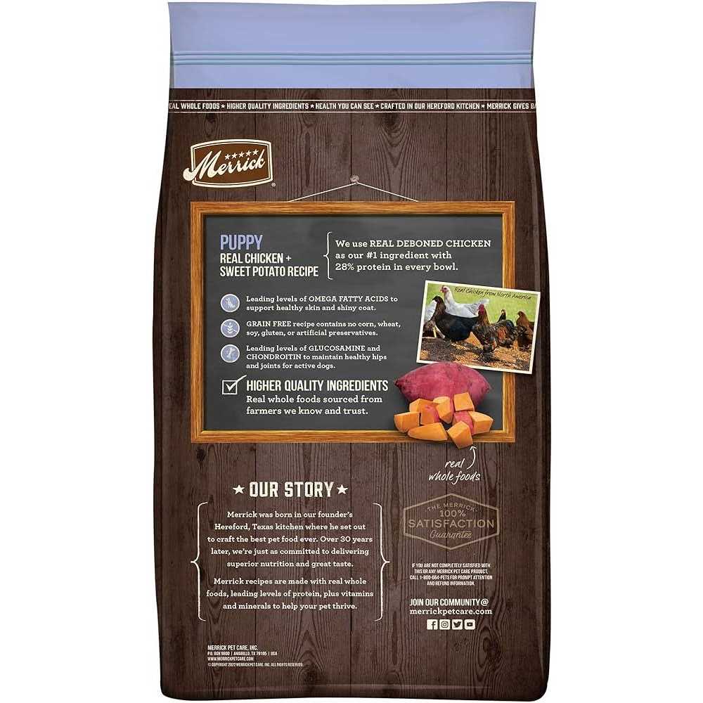 Grain Free Puppy Chicken Sweet Potato Recipe Dry Dog Food S156986